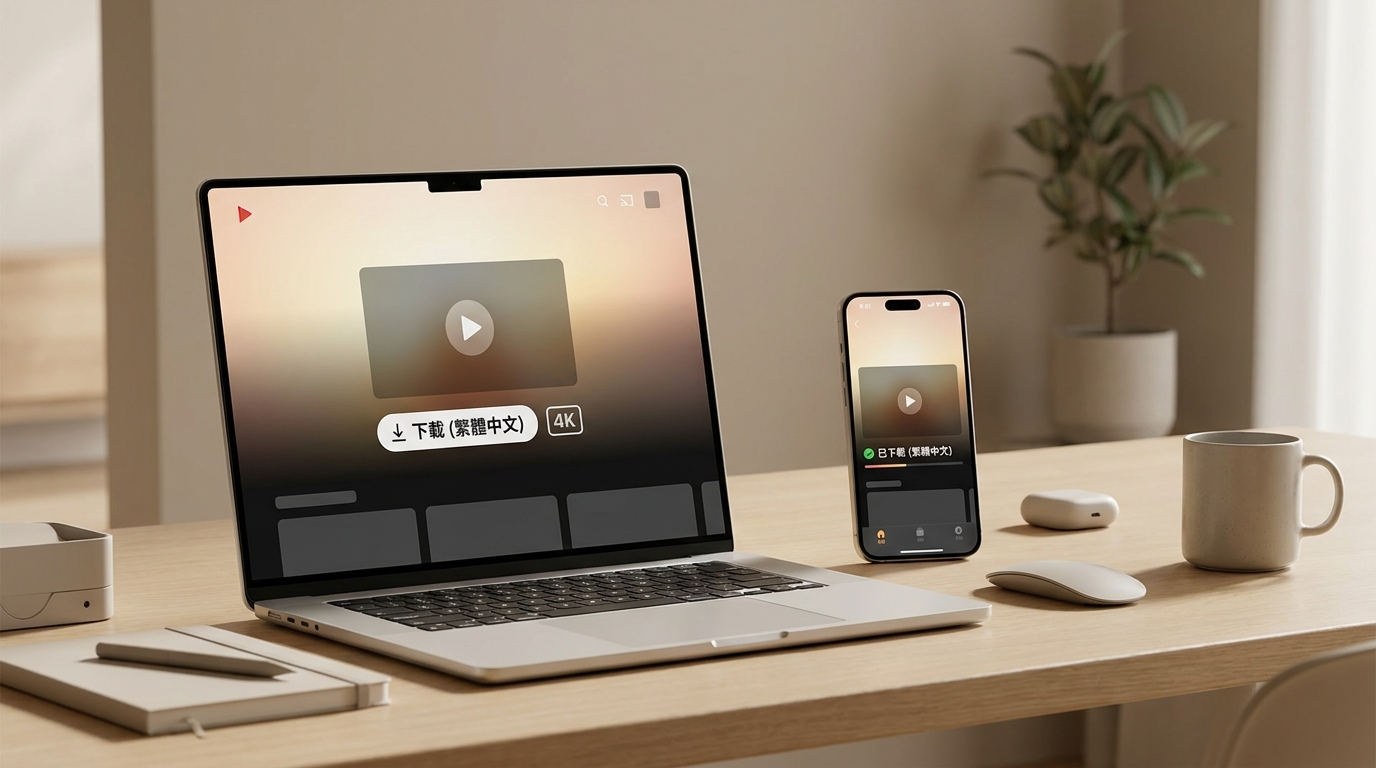 Disney+ 下載影片完整指南:官方App限制、電腦4K方案與Mac教學(2026年)