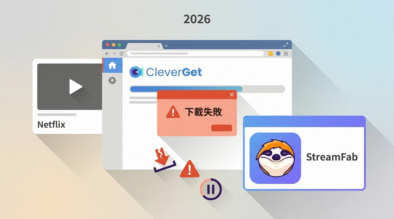 【2026最新】CleverGet無法下載？錯誤碼排查與替代方案比較