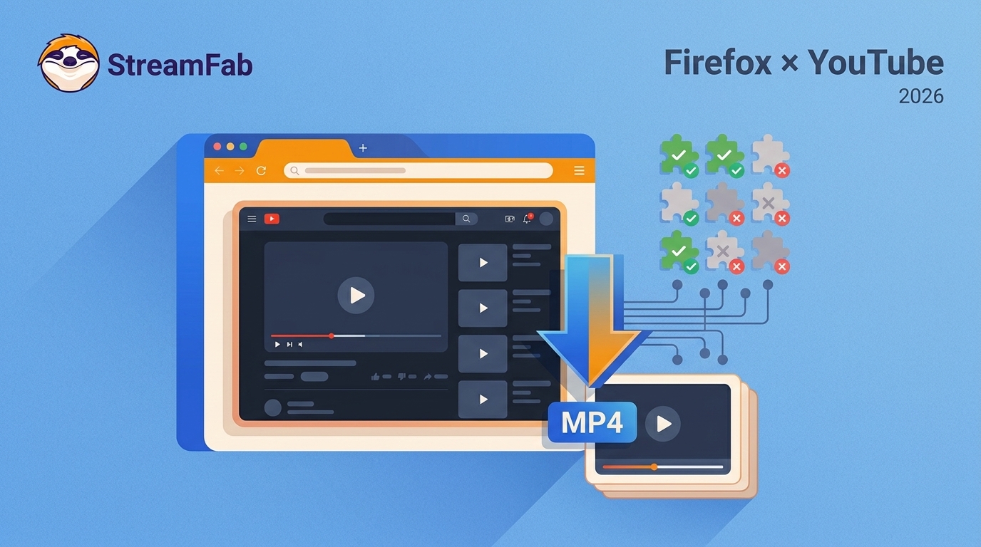 Firefox下載YouTube影片：9款擴充套件現況與可用方法（2026）