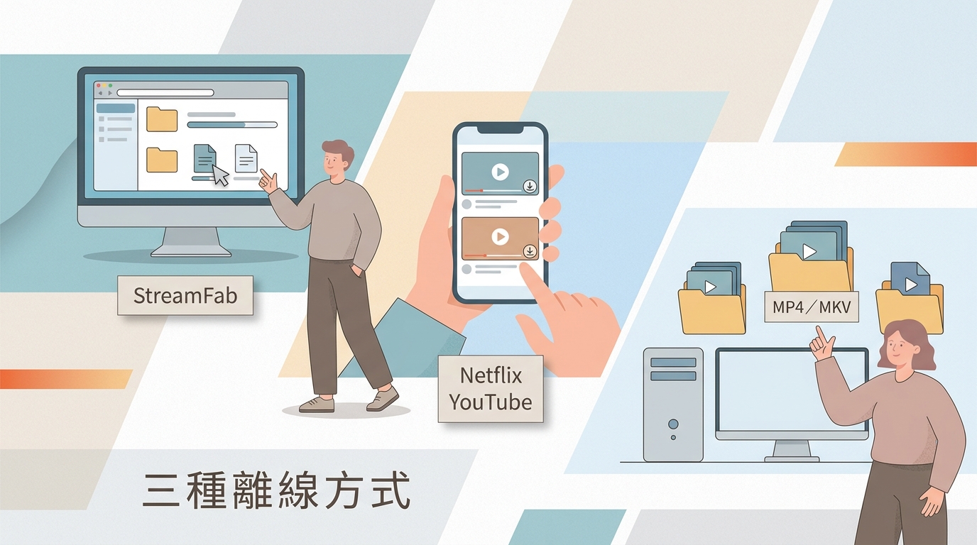 2026免費電影下載網站怎麼選？3種離線方式與臺灣可用來源