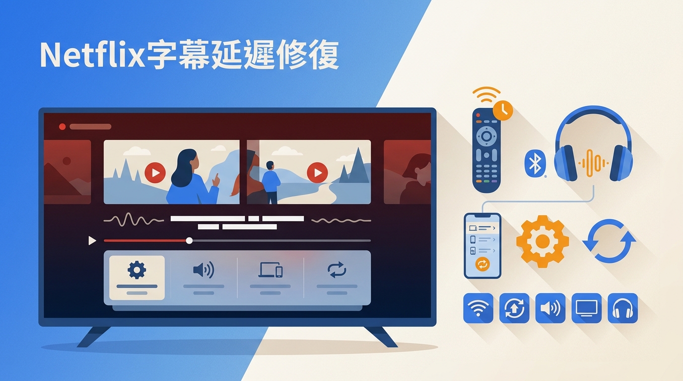 Netflix字幕延遲怎麼辦？6個修復方法與裝置排查