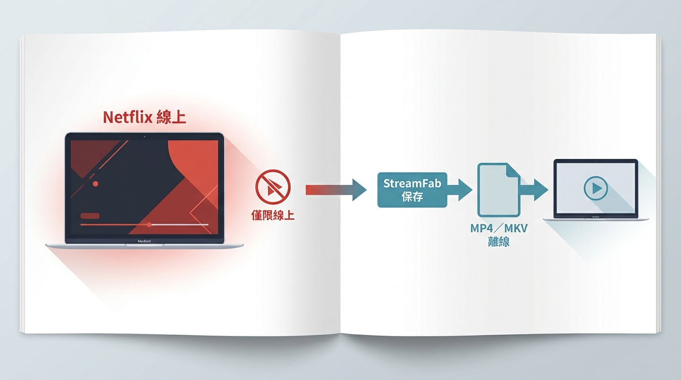 Netflix Mac下載：官方限制與2種離線觀看方案