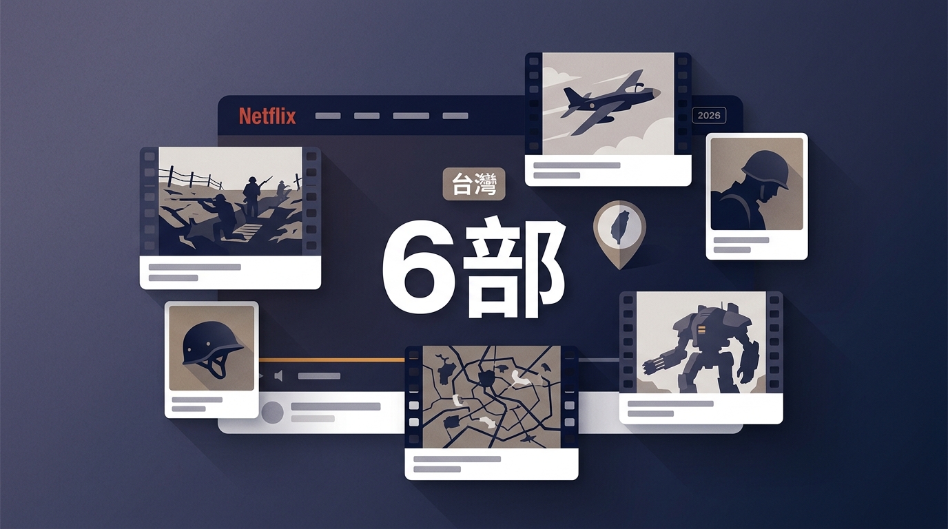 2026 Netflix戰爭片推薦:6部台灣片庫狀態與選片指南