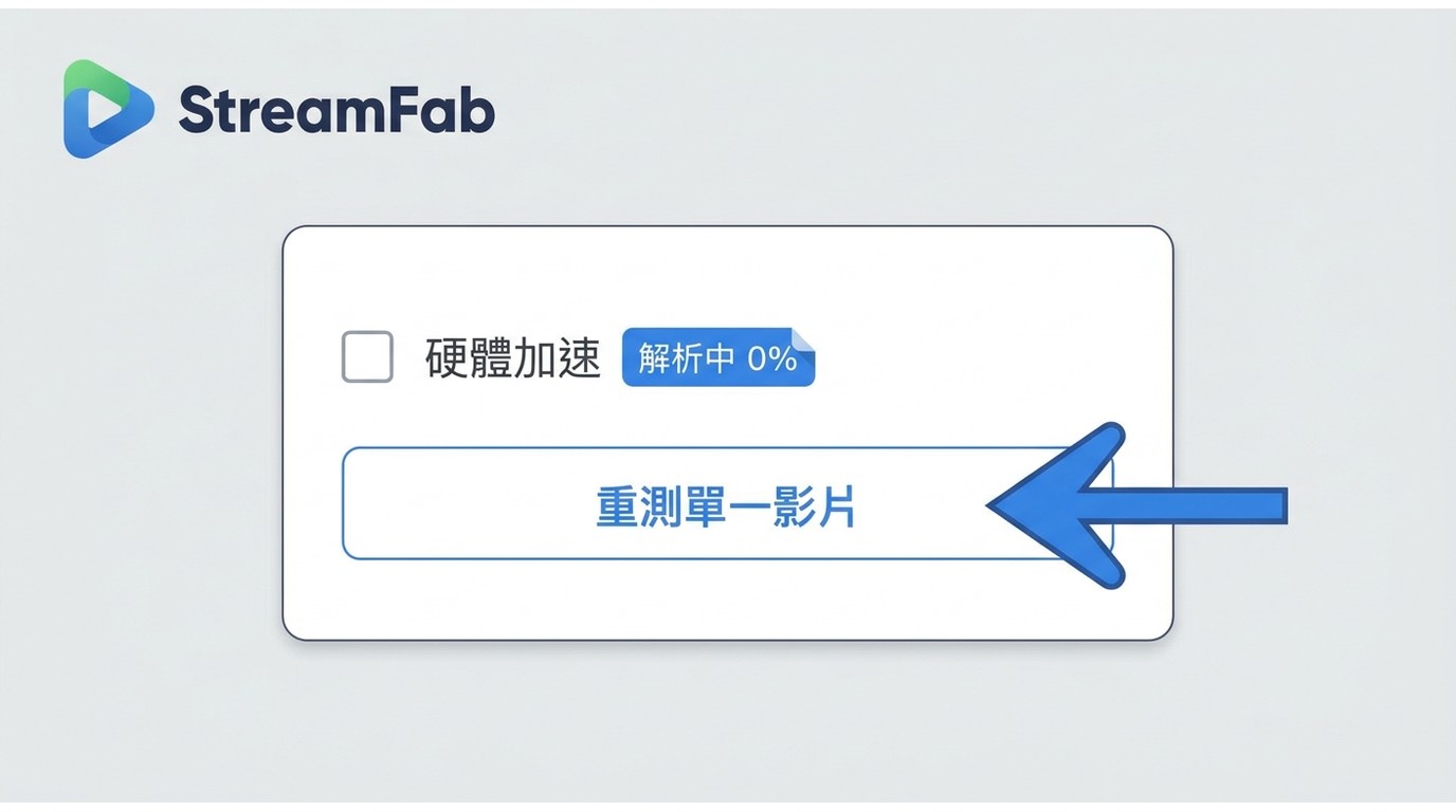 StreamFab設定中停用硬體加速並重新測試影片