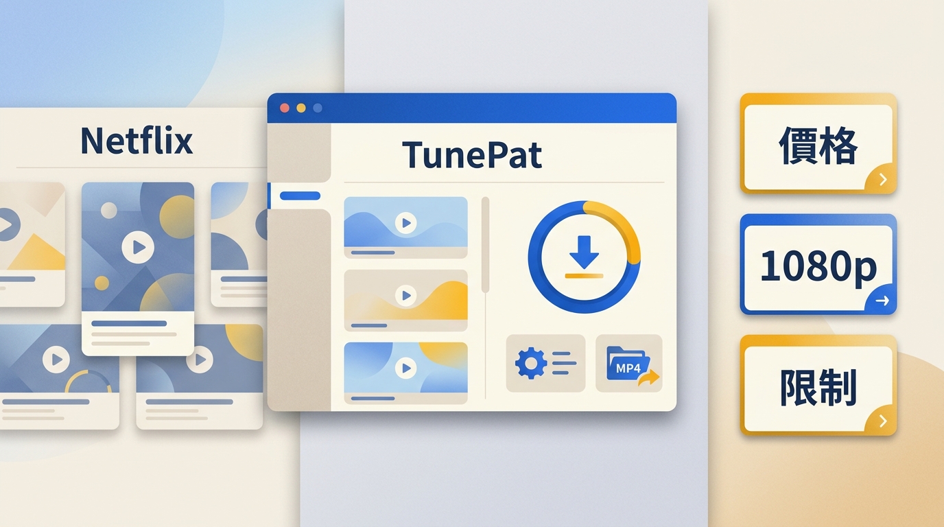 2026 TunePat Netflix Video Downloader評價：價格、畫質與限制