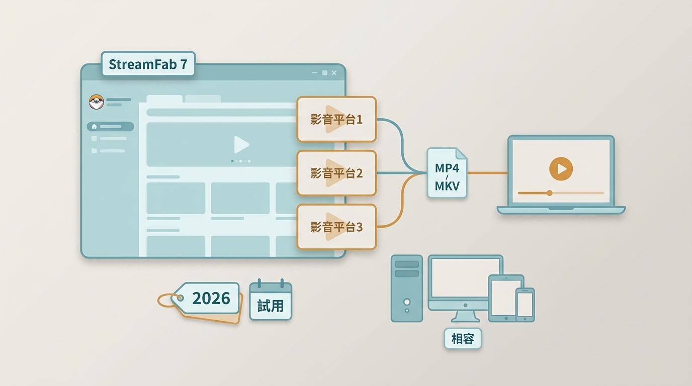 StreamFab 7評測2026：價格、試用與平台相容性，值得買嗎？