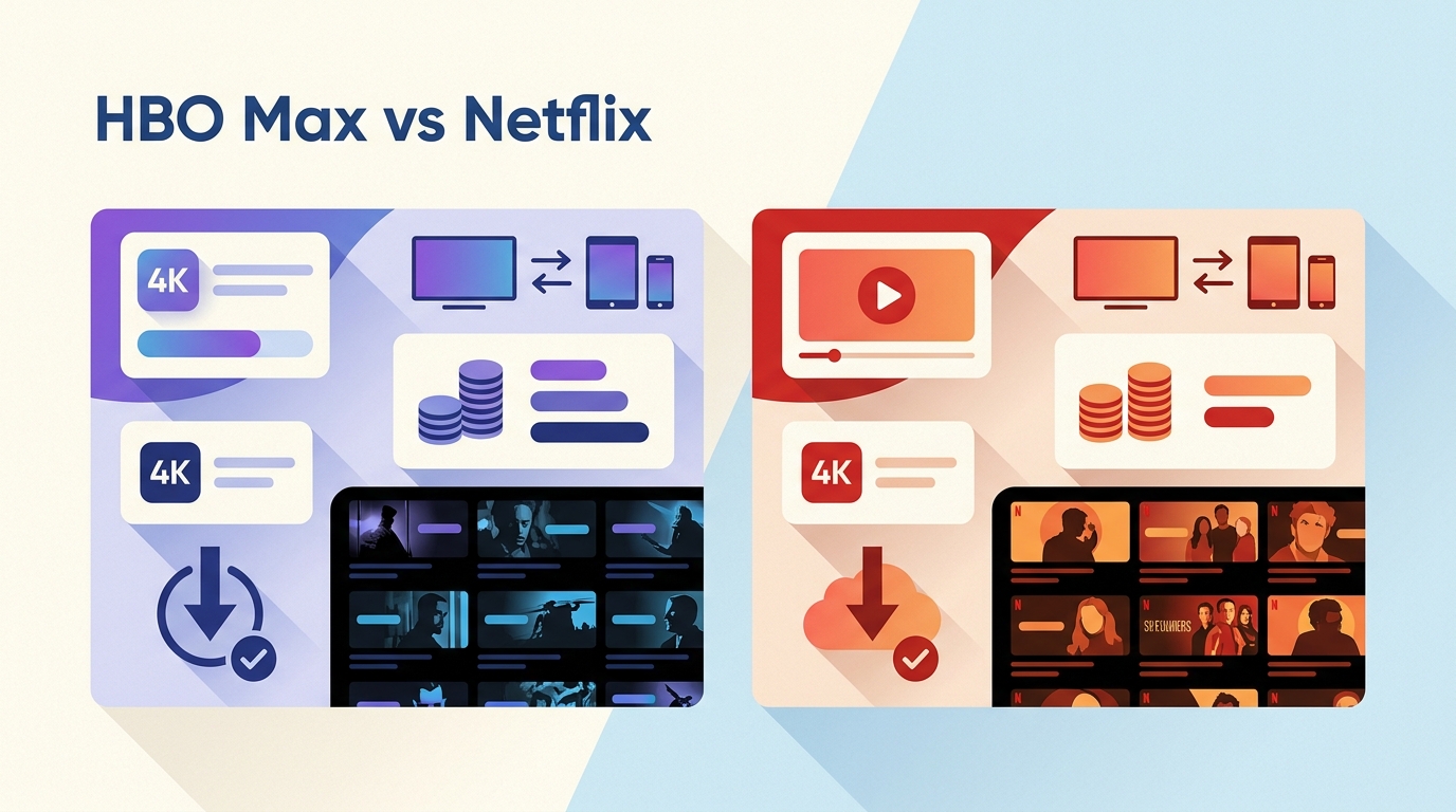 HBO Max vs Netflix台灣比較：片庫、方案、畫質與離線限制