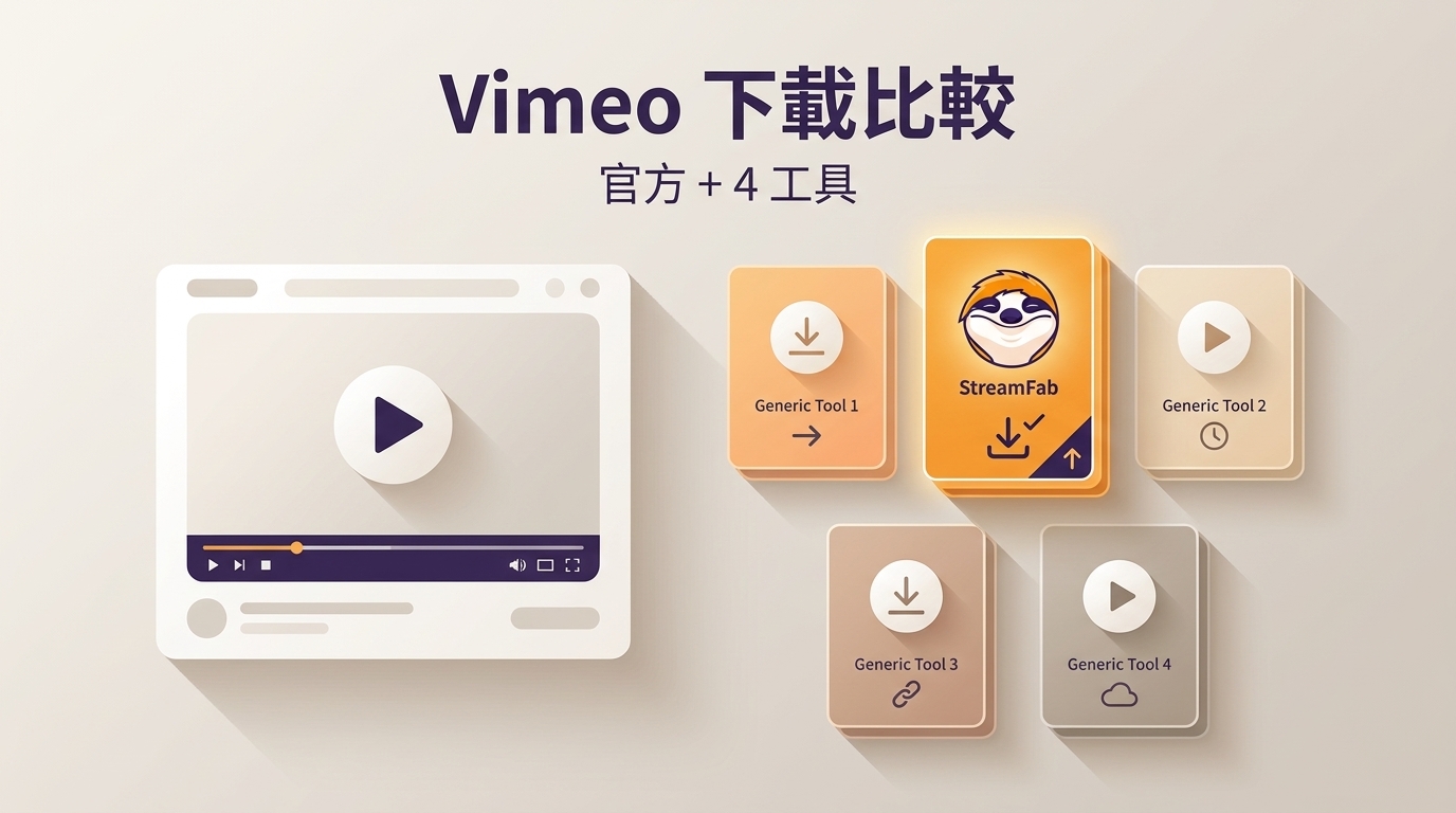 Vimeo影片下載:官方功能+4種工具比較